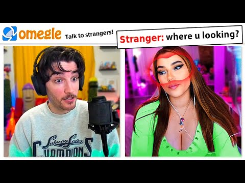 Omegle... but I use an Eye Tracker