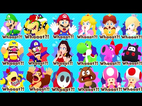 Mario Party Superstars - All Characters and Stickers