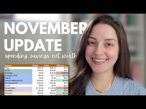 November 2024 Finance Update | Black Friday Shopping 🛍️🙈 All Time High Net Worth!