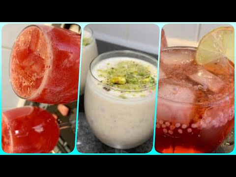 3 Iftar Special Drinks | Very Easy | من السهل جدا وشهي ثلاثة مشروبات الإفطار | #IftarRecipes