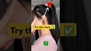 High ponytail hack ✅ #viralshort #shorts #trending #explorepage #ponytail #hack #hair #explorepage