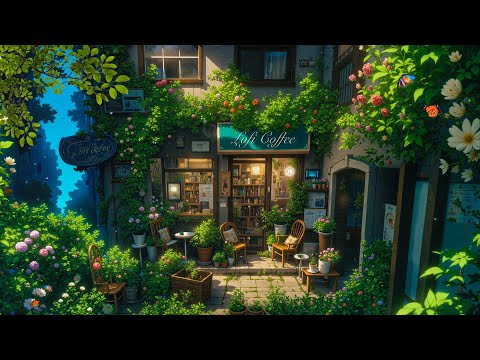 Calming 🍀 Morning Cafe Vibe 🌞 Lofi Beat ~ Lofi Hip Hop Mix to Study/Relax/Chill to 🎵 Lofi Coffee ☕️