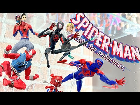 Watch me build my SPIDER-VERSE Action Figure Display!  SPIDER-MAN!