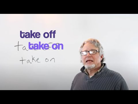 take off / take on