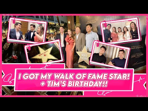 I GOT MY WALK OF FAME STAR! + TIM'S BIRTHDAY! | Small Laude