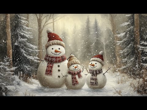 Christmas TV Art | 12 Images | 2 Hours | Snowman TV Art | Santa TV Art | Christmas Vintage TV Art