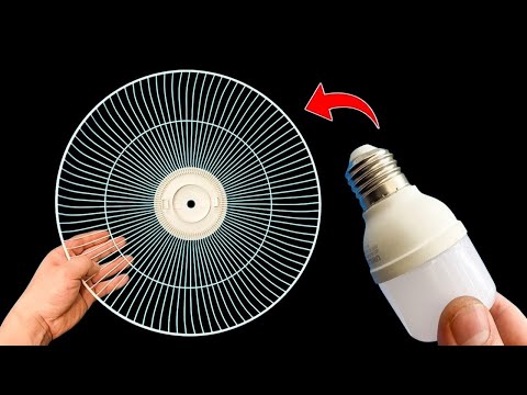 Just Insert LED Bulbs Into Old Fan Cage And Amazing Results! Every House Needs This