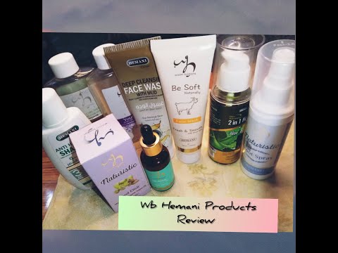 Wb Hemani by Wasim Badami products review || The lovely Girl Mano.