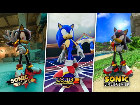 Sonic X Shadow: 5 Explorable Lobbies Gameplay