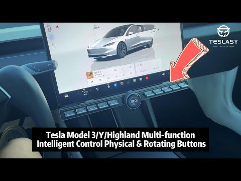 NEW Model 3 Highland Multi-Function Rotating Button Docking Station #tesla