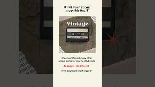 Vintage  #beatstars #beatsonline #hiphoptypebeat #raptypebeat #freetypebeat  #music #buybeats