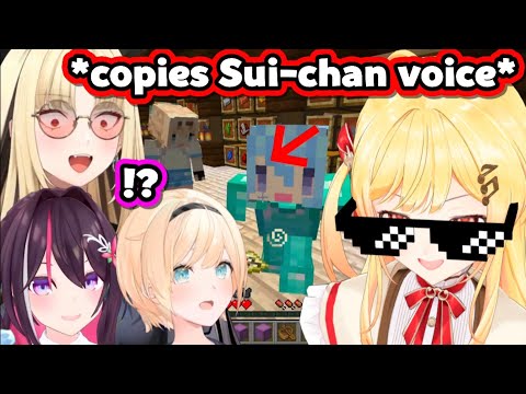 Kanade Copying Suisei's Voice To Prank Iroha Is Hilarious!【Hololive】