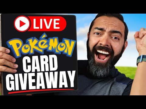 🔴 *LIVE* Giving Away LOTS of Pokemon Cards Today (Because WHY NOT!)