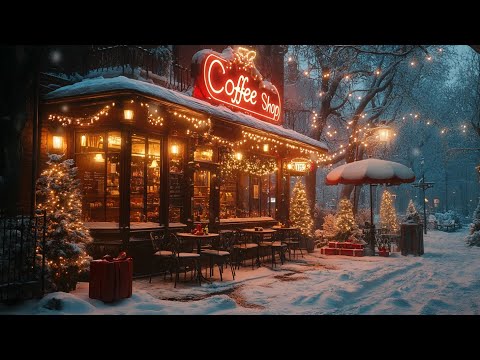 Smooth Jazz Relaxation ~ Cozy Winter Vibes for Coffee Shop Ambience and Focused Studying