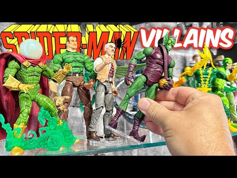 Watch me build my Spider-Man Villains Displays - 60+ unique Spidey Foes!!!