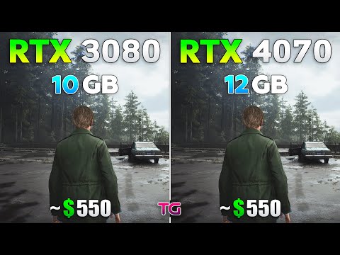 RTX 3080 vs RTX 4070 - Test in New Games 2025