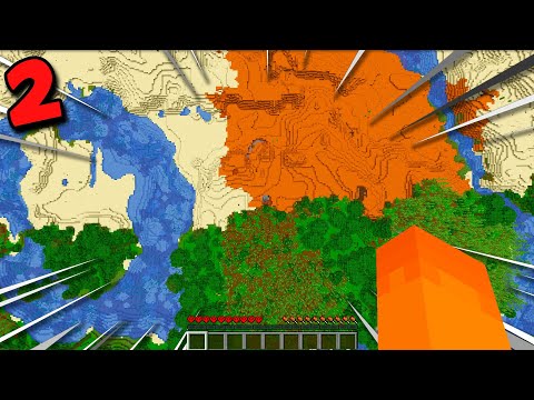 I fell from The Sky in Minecraft Hardcore