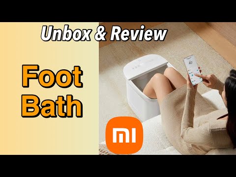 Unbox and Review Xiaomi Mijia Smart Sterilization Foot Bath