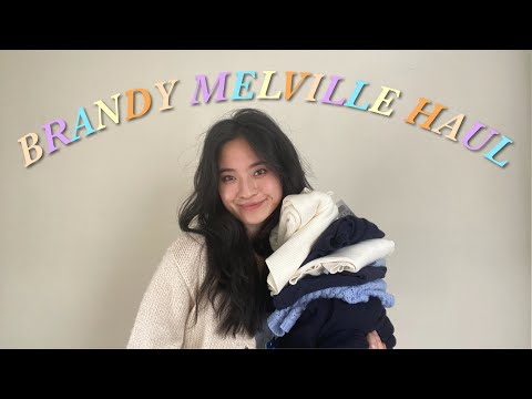 a super cute BRANDY MELVILLE haul