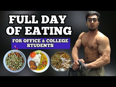 FULL DAY OF EATING FOR OFFICE & COLLEGE STUDENTS | DIET PLAN BY HARSH KATKADE |