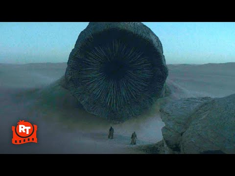 Dune (2021) 4K - Sandworm Attack | Movieclips