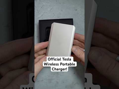 Official Tesla Wireless Portable Charger! #shorts #tesla