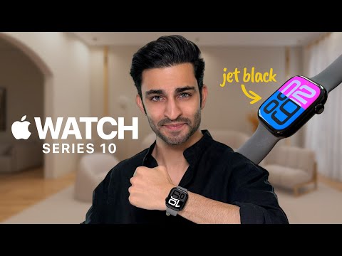 Apple Watch Series 10 (Jet Black) Unboxing + First Impressions ⌚️✨