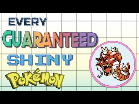 Every Guaranteed Shiny Pokémon Ever!