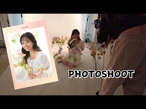 First photoshoot for endorsement in Korea