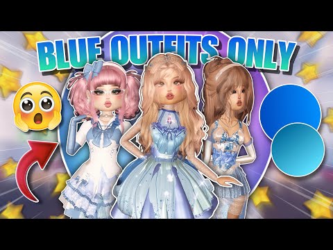 ONLY Wearing *BLUE* In Dress To Impress NO MATTER The Theme!! (Roblox)