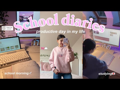 6AM PRODUCTIVE SCHOOL DAY / produktywny szkolny dzień🎀🎧