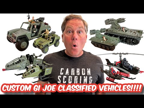 We NEED these GI JOE CLASSIFIED vehicles!