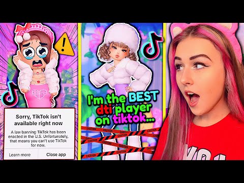 REACTING To *BANNED* Dress to Impress TIKTOKS! | ROBLOX Funny Videos, Cute Outfits & MORE!