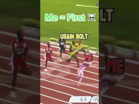 Can I beat Usain Bolt!?! #edit #trending #funny #racing #shorts