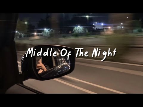 middle of the night (slowed reverb + lyrics)