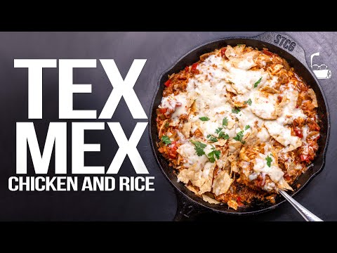 THE BEST TEX MEX CHICKEN AND RICE (SO SIMPLE, SO DELICIOUS!) | SAM THE COOKING GUY