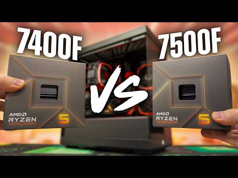 Ryzen 5 7400F Gaming PC vs Ryzen 5 7500F - New Budget CPU King?