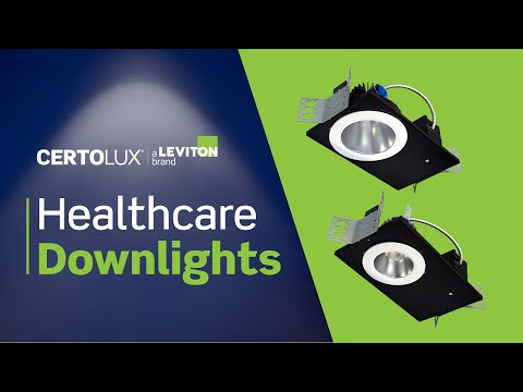 Certolux Downlights for Healthcare Spaces!