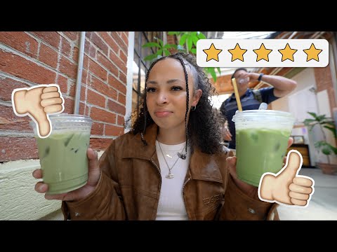 trying EVERY matcha in charlotte, nc 🍵 *we have a serious problem*