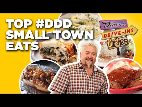 Top #DDD Small Town Eats with Guy Fieri | Diners, Drive-Ins, and Dives | Food Network