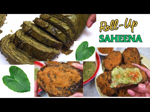 Roll-Up Saheena (gluten-free) | Patra/Alu Vadi/Saina/Khiroj