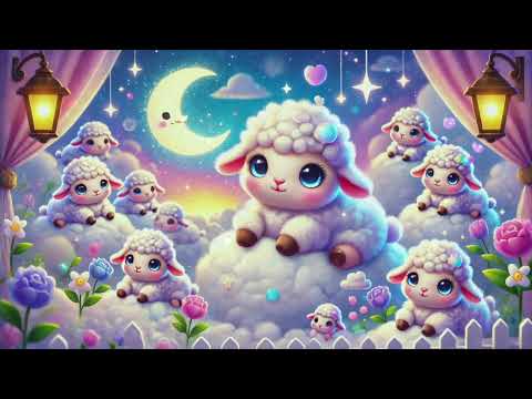 Soothing Sheep Lullaby for Babies | Gentle Voice & Relaxing Sleep Music - Asleep In Under 3 Minutes