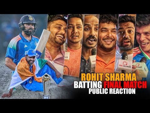 Rohit Sharma’s Batting Stuns Everyone in Final  76 Runs in 83 Balls | Public Reaction