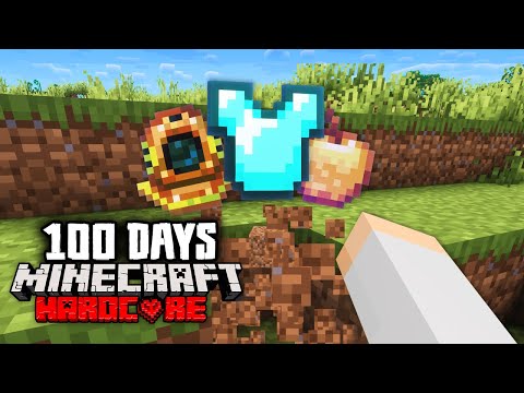 I Survived 100 Days with RANDOM ITEM DROPS in Minecraft Hardcore