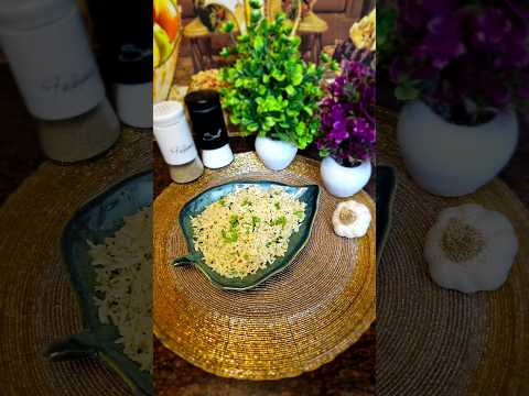 5 min. Herb Rice Recipe | Leftover Rice Recipe | Herbed Garlic Rice #youtubeshorts #shorts #viral