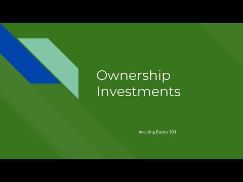 Investing Basics 101 Ownership Investments Gennecho Finance