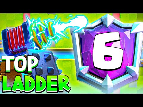 TOP 6 IN WORLD WITH NEW BEST SPARKY DECK - Clash Royale