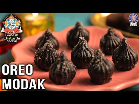 Ganesh Chaturthi Special - Oreo Modak | How To Make Modak At Home | Easy Dessert Recipe | Chef Ruchi