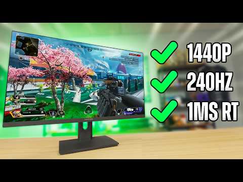 We Found the PERFECT Budget Gaming Monitor - Viewedge 1440p 240hz