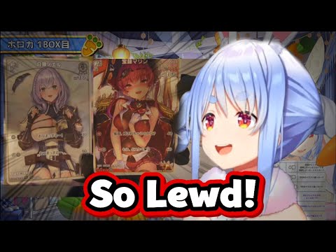 Pekora Reacts to Hololive Cards and Calls Out Management...【Hololive】